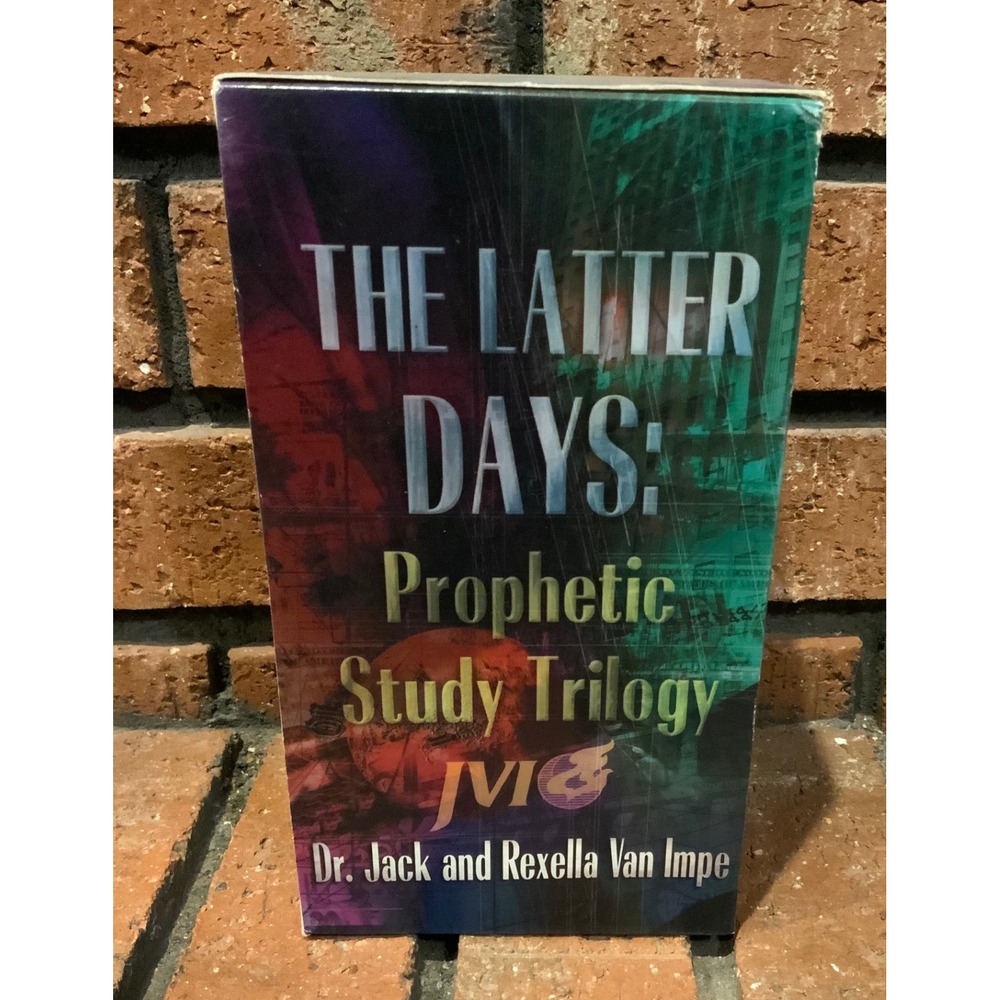 The Latter Days Prophetic Study Trilogy JVI VHS Tapes Jack Van Impe 3 pk Boxed